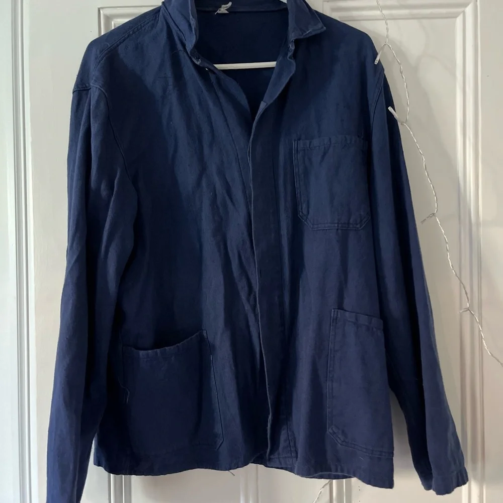 Authentic French chore jacket purchased in Paris. Soft cotton - Picture 3 of 7